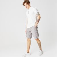 Мужские шорты Lacoste свободной посадки из смеси льна