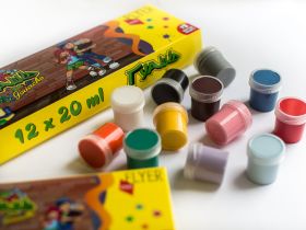 Набор гуаши детской Flyer 12 цветов 20 мл