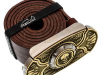 Ремень-нож Череп Keeperbelt, латунь