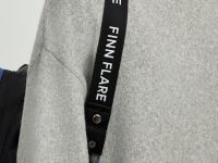 Стеганый пуховик с воротником-стойкой