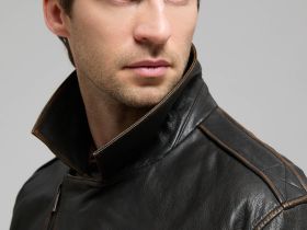 Куртка-косуха из натуральной кожи