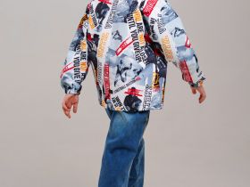 Куртка текстильная с полиуретановым покрытием для мальчиков (ветровка)