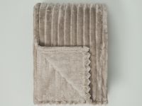 Плед Soft strip, темно-серый