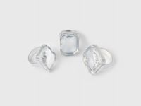 Набор колец, 3 шт., Серебряный