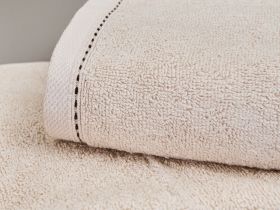 Полотенце махровое Amadeo, бежевое