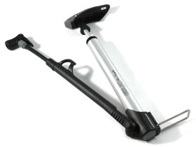 Компактный насос GIYO GM-07 с шлангом и ножным упором (серебристый)