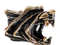 Бусина для темляка Голова волка маленькая, бронза