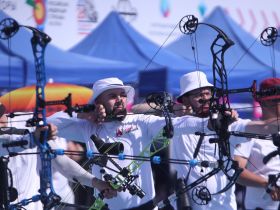 Сильнейшие лучники вступили в борьбу за медали чемпионата России в Якутске