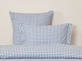 Постельное белье полукомплект Vichy, серо-голубое