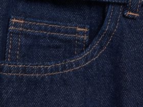 Джинсовая юбка миди, Синий