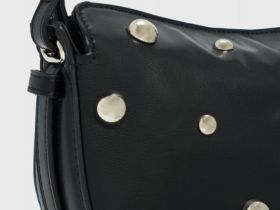 Сумка с декоративными заклёпками, Черный