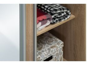 Шкаф-купе Байкал 4-240x240 Дуб Сонома 2 зеркала