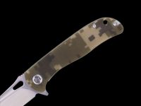 Складной нож Dr.Tech W3898GC, сталь D2, рукоять G10, камуфляж