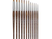 Кисть синтетика имитация соболь №10 круглая Sennelier "Precision" короткая ручка