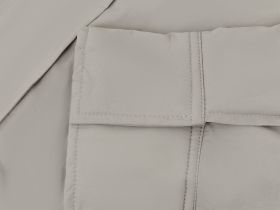 Утепленная куртка с отложным воротником