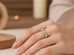 Кольцо из комбинированного золота э4812кц07156100_white