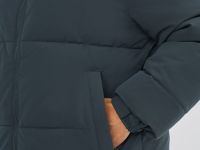 Утеплённая куртка с воротником-стойкой, Серый