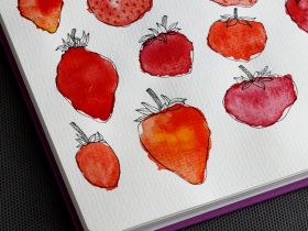 Скетчбук для акварели Greenwich Line "Dreams in clouds" 20 л 200 г