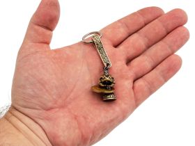 Брелок Денежная Лягушка, бронза