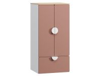 Шкаф детский Милна 2.2-60x127 Розовый
