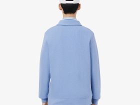 Мужская толстовка Lacoste с воротником-поло из хлопка