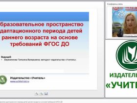 Образовательное пространство адаптационного периода детей раннего возраста на основе требований ФГОС ДО