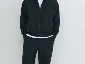 Джоггеры из хлопка, Черный