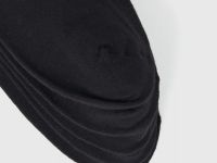 Базовые носки-сникерсы, 5 пар, Черный