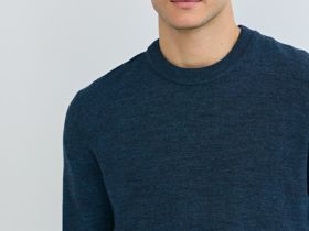 Джемпер с содержанием вискозы, Зеленый