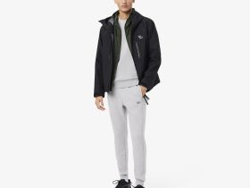 Мужские спортивные брюки Lacoste из эластичного органического хлопка