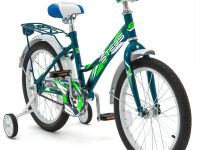 Детский велосипед Stels Talisman 18 Z010, год 2025, цвет Синий-Зеленый