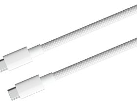 Кабель Red Line Nylon USB-C / USB-C 1 м Белый