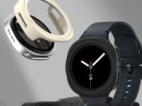 Чехол Araree Amy для Samsung Galaxy Watch 8/9, 44 мм, TPU+PC кремовый