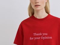 Футболка с принтом, Красный