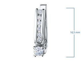 Серьги из белого золота э4712сг05090500