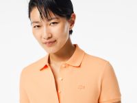 Женское поло Lacoste Slim Fit из эластичного хлопка