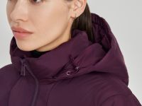 Утепленная куртка с воротником-стойкой