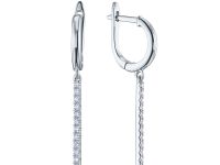 Серьги из серебра э0612сг01183500