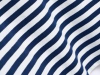 Футболка в полоску со спущенным плечом, Синий