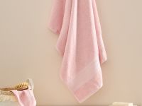 Полотенце махровое Базена/Basena, розовое