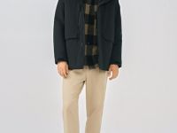 Утеплённая парка с капюшоном, Черный