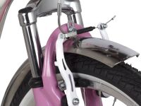 Детский велосипед Novatrack Butterfly 20 6.V, год 2022, цвет Белый-Фиолетовый