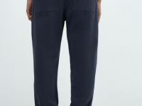 Джоггеры из эластичной ткани, Голубой