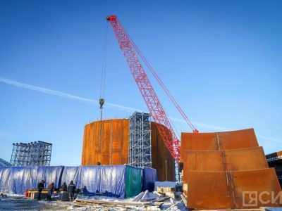 В Якутии приступили к сборке самого большого коффердама Ленского моста