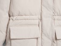 Пуховик для девочек, Бежевый