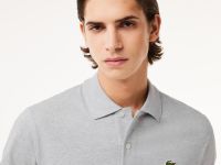 Мужское поло L.12.12 из меланжевой ткани