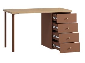 Письменный стол Стэйс 120x60 Терракотовый