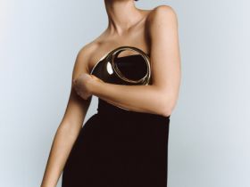 Бархатное платье-бюстье, Черный