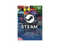Карта оплаты Steam 50 USD USA [Цифровая версия] (PC)