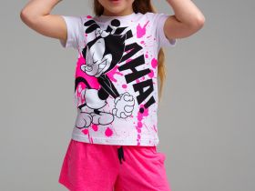 Шорты трикотажные для девочек, 2 шт в комплекте